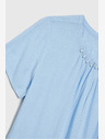 Moodo Hellblaue Damenbluse Moodo