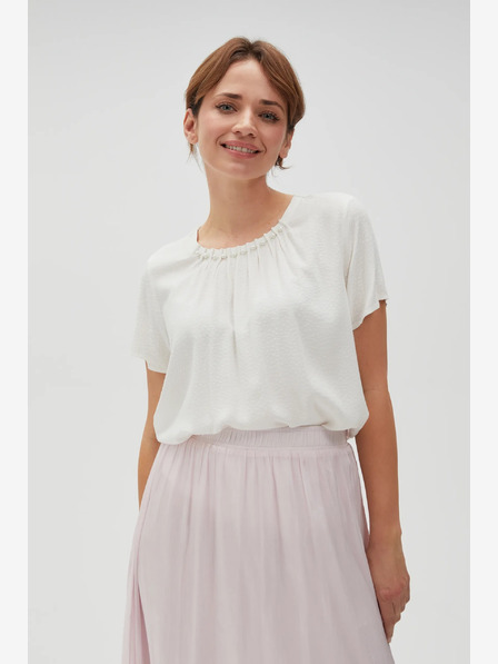 Moodo Weiß Damen Bluse Moodo