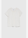 Moodo Weiß Damen Bluse Moodo