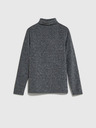 Moodo Schwarze Damenbluse mit Metallic-Faden Moodo