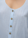 Vero Moda Weiß und blau gestreifte Damenbluse Vero Moda