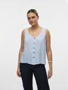 Vero Moda Weiß und blau gestreifte Damenbluse Vero Moda