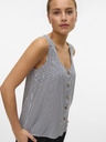 Vero Moda Weiß und blau gestreifte Damenbluse Vero Moda