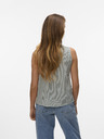 Vero Moda Weiß und grün gestreifte Damenbluse Vero Moda BUMPY