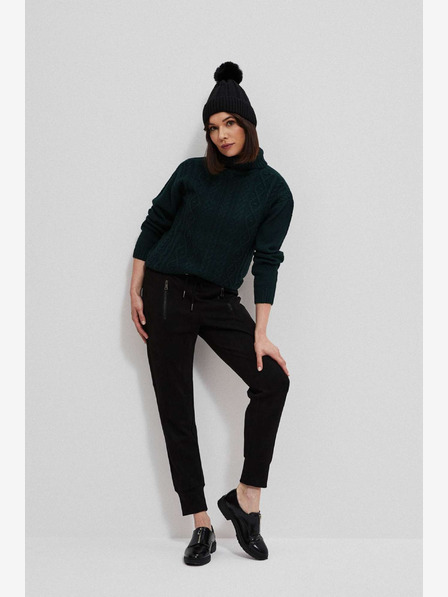 Moodo Schwarze Damen-Sweatpants Moodo