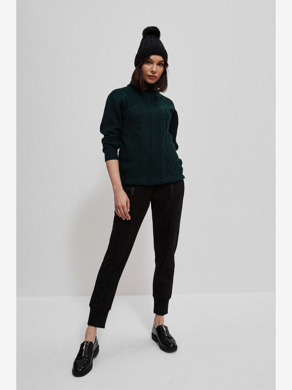 Moodo Schwarze Damen-Sweatpants Moodo