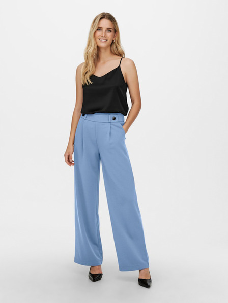 Jacqueline de Yong Blaue Damen-Weitbeinhosen JDY