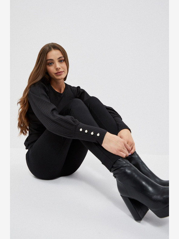 Moodo Schwarze Damen-Leggings Moodo