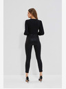 Moodo Schwarze Damen-Glanz-Leggings Moodo