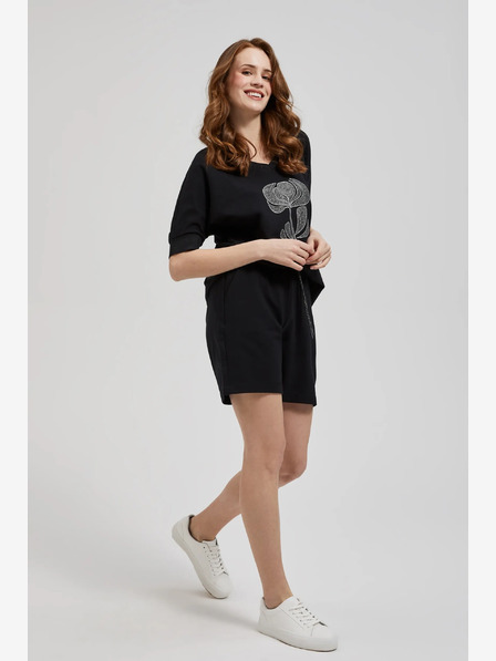 Moodo Schwarze Moodo Shorts für Frauen