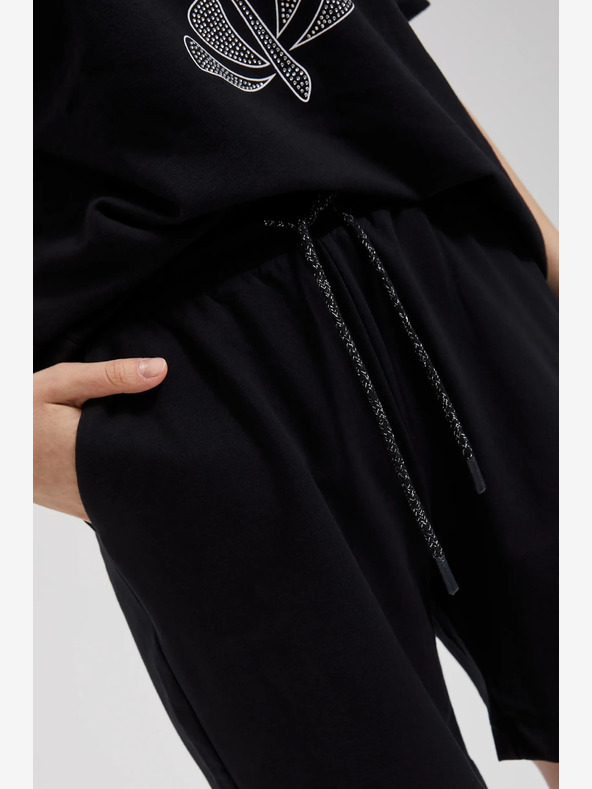 Moodo Schwarze Moodo Shorts für Frauen