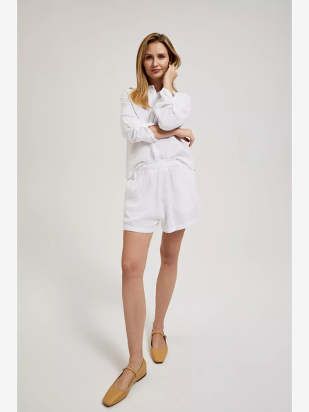 Moodo Weiße Damen Moodo Shorts