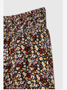 Moodo Schwarze Damen Blümchen Shorts Moodo