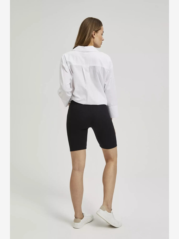 Moodo Moodo Damen Schwarz Kurz Leggings