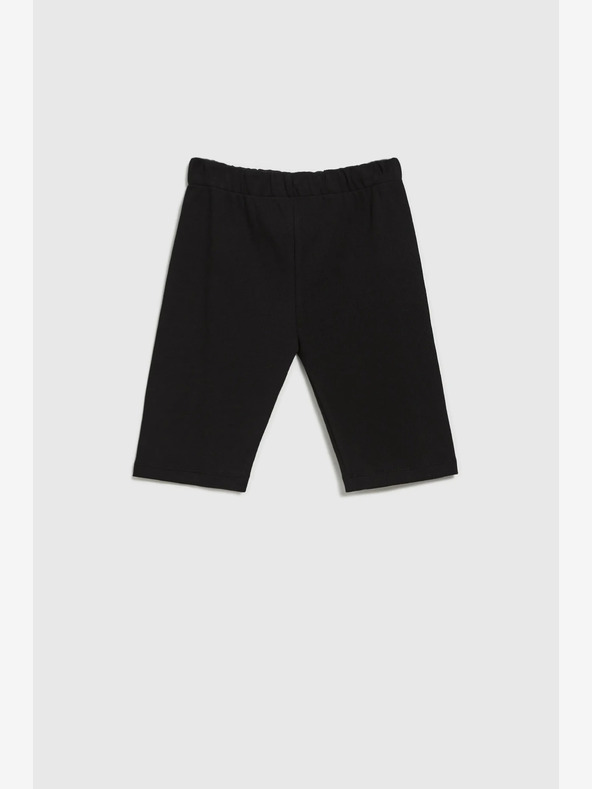 Moodo Moodo Damen Schwarz Kurz Leggings