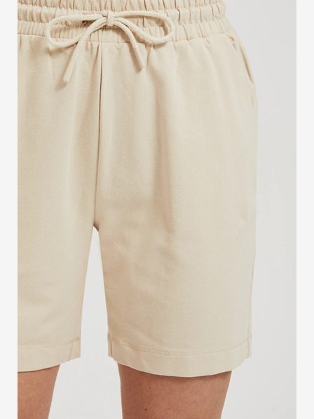 Moodo Beige Damen Sweatpants Shorts Moodo