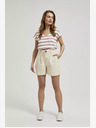 Moodo Beige Damen Shorts Moodo