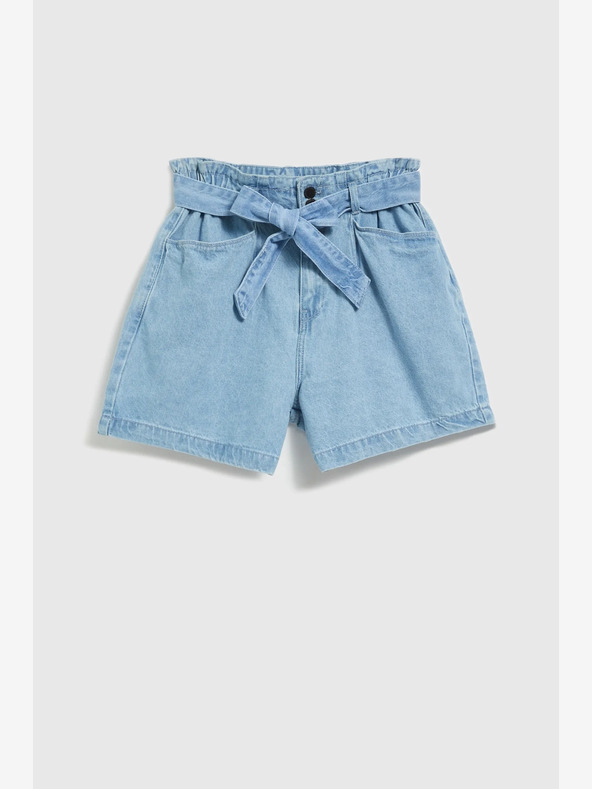 Moodo Hellblaue Damen Denim Shorts Moodo