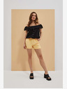 Moodo Gelbe Moodo Shorts für Frauen