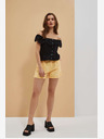Moodo Gelbe Moodo Shorts für Frauen