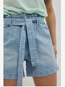 Moodo Blaue Damen Denim Shorts Moodo