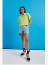 Moodo Hellblaue Damen Denim Shorts Moodo