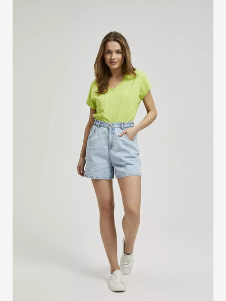 Moodo Hellblaue Damen Denim Shorts Moodo