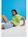 Moodo Hellblaue Damen Denim Shorts Moodo