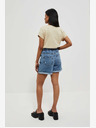 Moodo Blaue Damen Denim Shorts Moodo