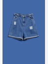 Moodo Blaue Damen Denim Shorts Moodo