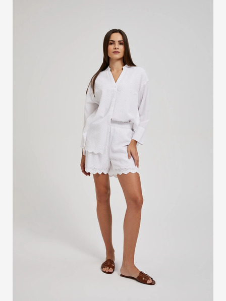 Moodo Weiße Damen Moodo Shorts
