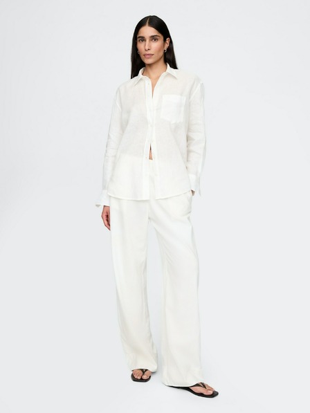 GAP Damen Leinenhose Wide GAP
