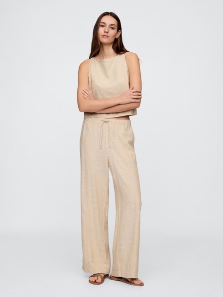 GAP Damen Leinenhose Wide GAP