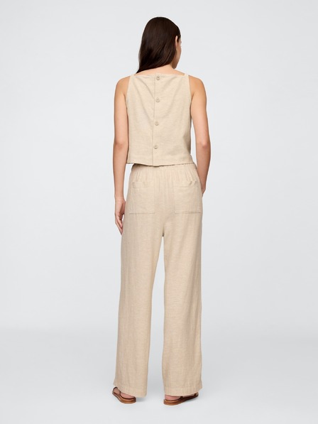 GAP Damen Leinenhose Wide GAP