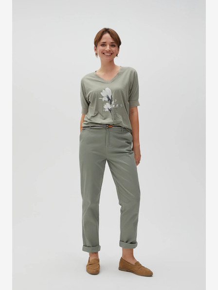 Moodo Grüne Damenhose Moodo