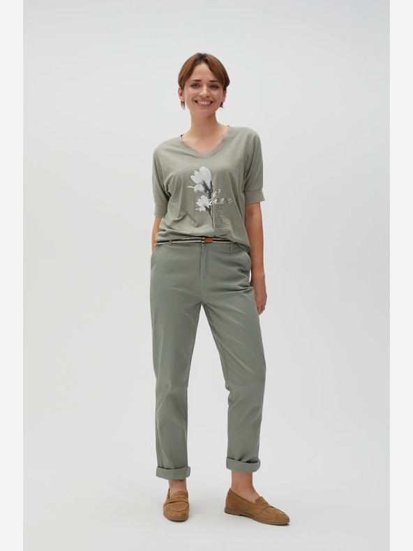Moodo Grüne Damenhose Moodo