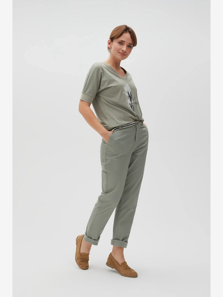 Moodo Grüne Damenhose Moodo
