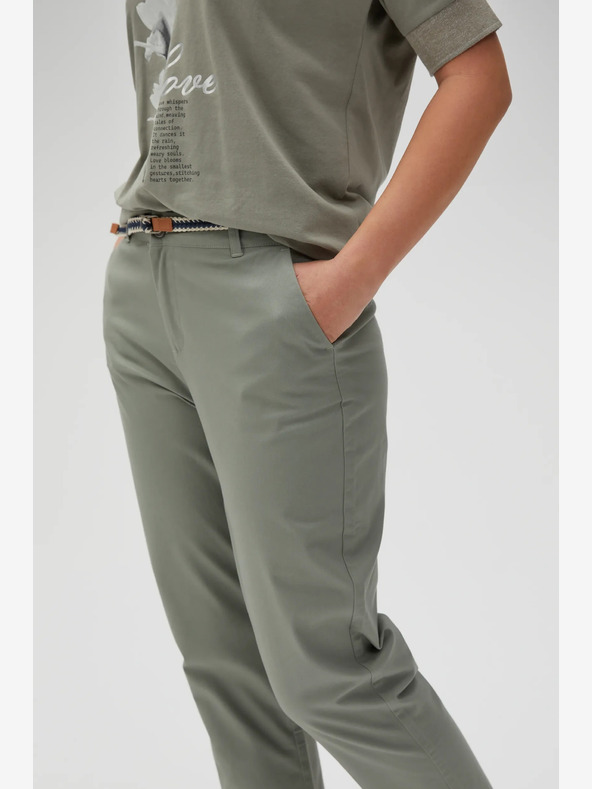 Moodo Grüne Damenhose Moodo