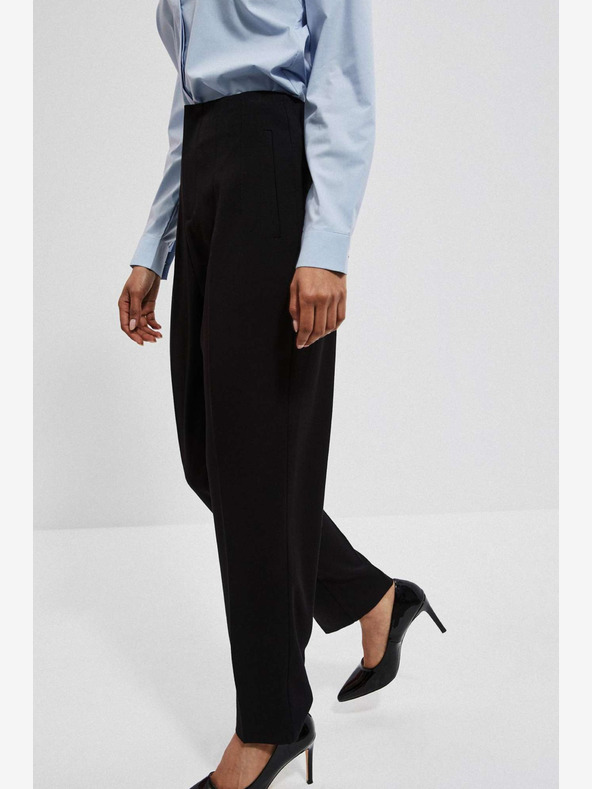 Moodo Schwarze Damenhosen Moodo