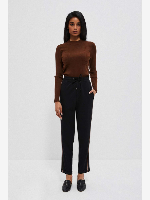 Moodo Schwarze Damenhosen Moodo