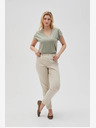 Moodo Damen Hose beige Moodo