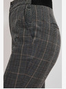 Moodo Moodo Grau Damen Karo-Hose