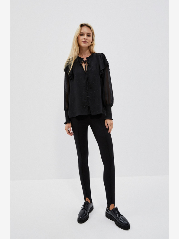 Moodo Schwarze Damenhosen Moodo