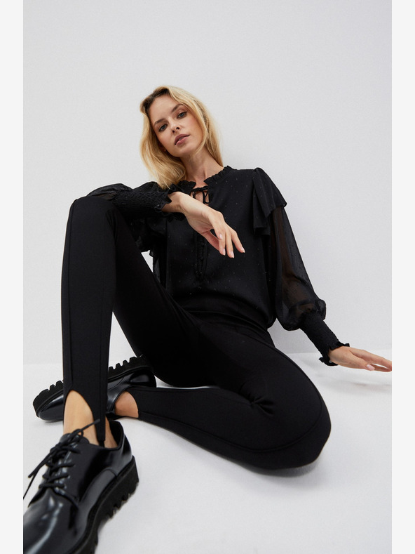 Moodo Schwarze Damenhosen Moodo