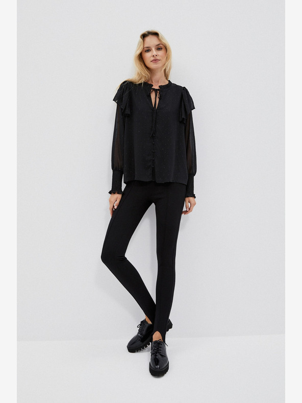 Moodo Schwarze Damenhosen Moodo