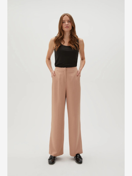 Moodo Braune Damenhosen Moodo