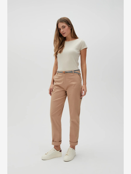 Moodo Moodo Beige Damenhosen