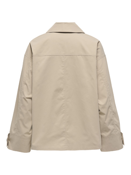 ONLY Beigefarbener kurzer Damen-Trenchcoat ONLY ONLEJA ORCHID