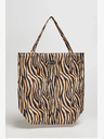Moodo Weiße und braune gemusterte Damen-Tasche von Moodo