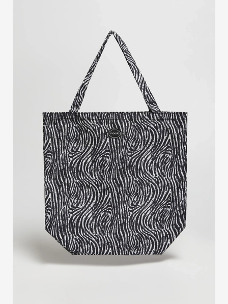 Moodo Moodo gemusterte Tasche für Damen in Weiß und Schwarz